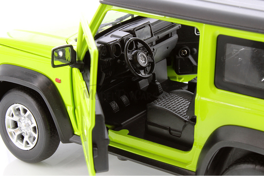 Suzuki Jimny, Lime Green - Showcasts 68271D - 1/18 scale Diecast Model Toy Car