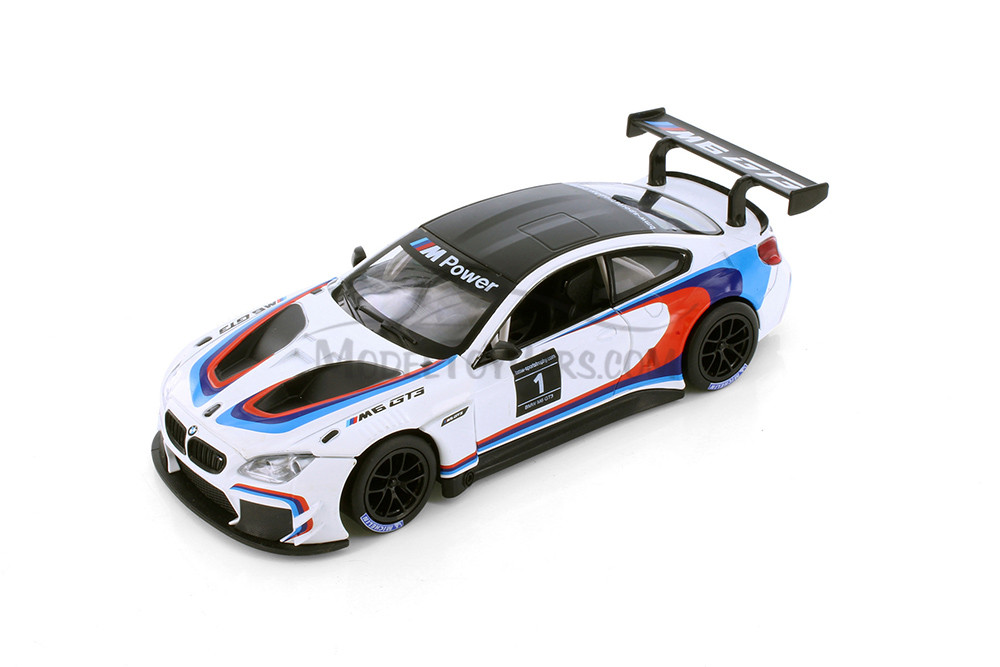 BMW M6 GT3, White - Showcasts 68255D - 1/24 scale Diecast Model