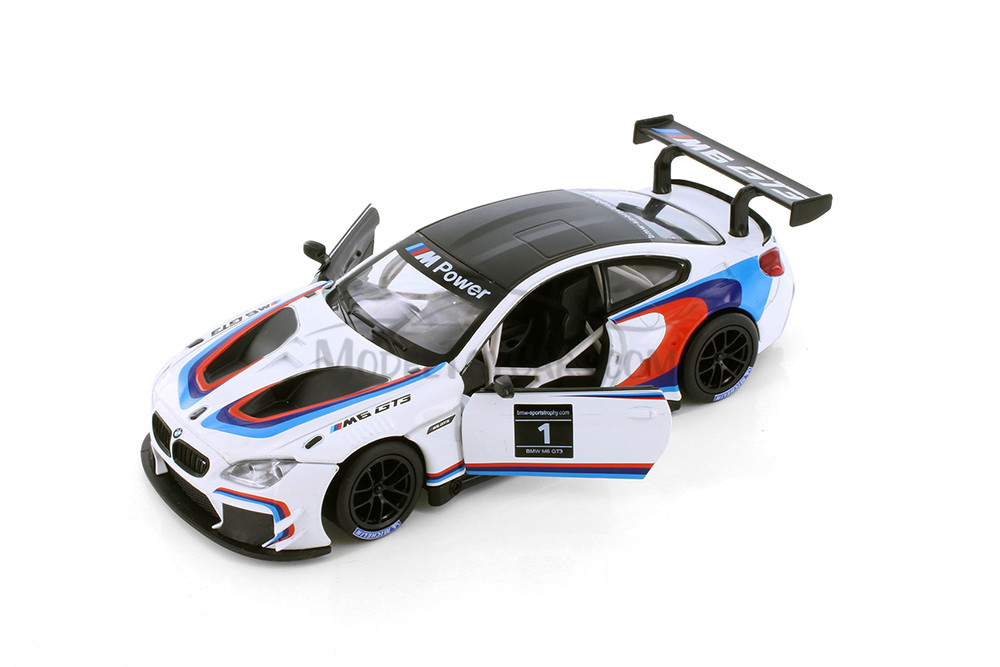 BMW M6 GT3, White - Showcasts 68255D - 1/24 scale Diecast