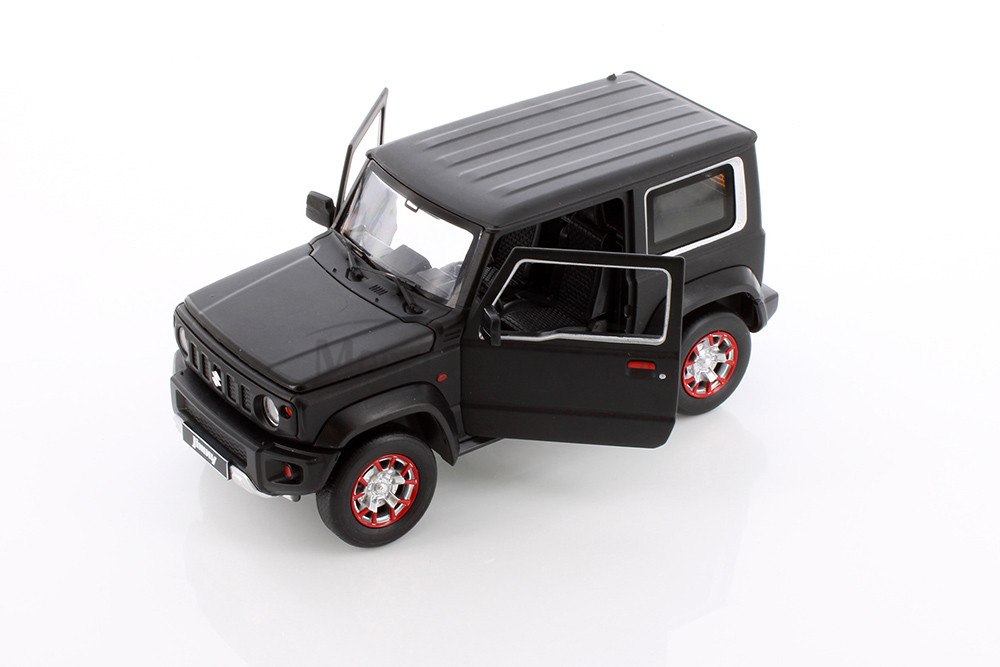 Suzuki Jimny, Matte Black - Showcasts 68271D - 1/18 scale Diecast Model Toy Car