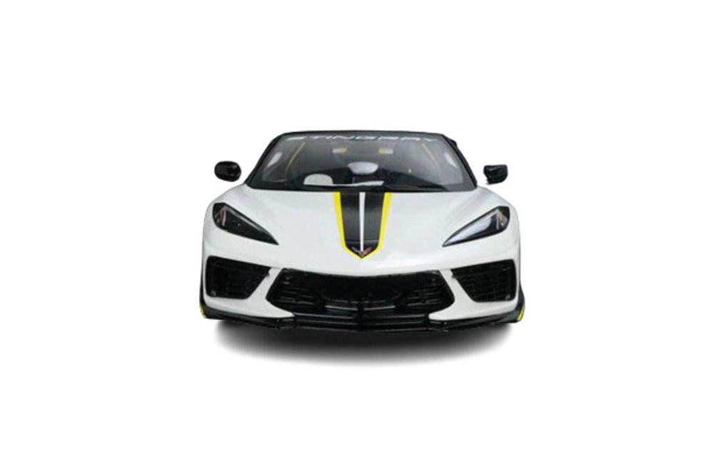 2021 Chevy Corvette Stingray, White - Real Art Replicas RAR18017