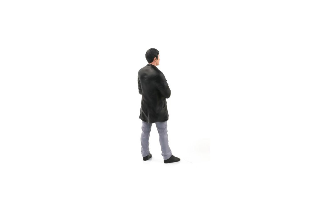Car Meet 3 Figure 3, Black - American Diorama 76428 - 1/24 scale Figurine - Diorama Accessory