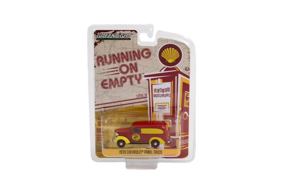 1939 Chevy Panel Truck, Red - Greenlight 41140A/48 - 1/64 scale