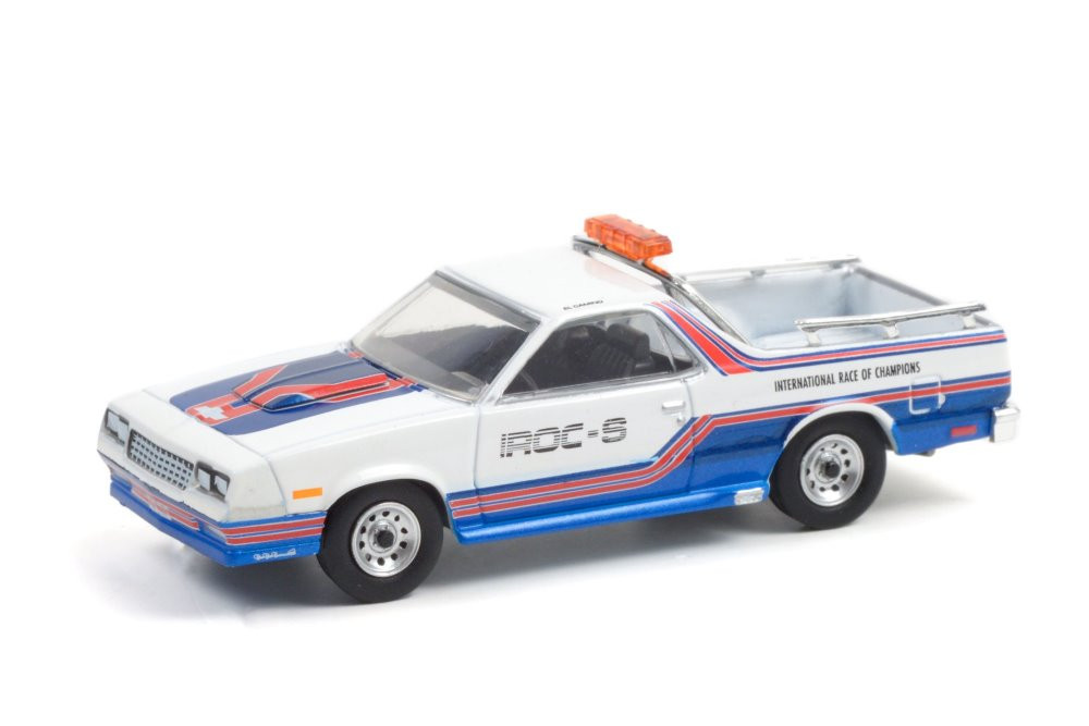 1985 Chevy El Camino SS, White - Greenlight 30312/48 - 1/64 scale