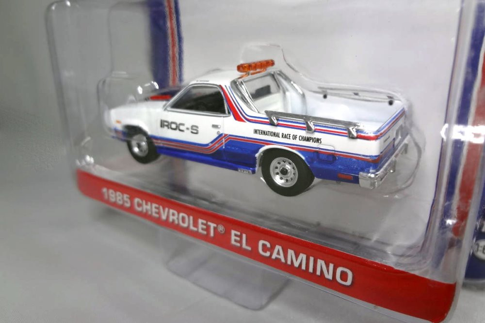 1985 Chevy El Camino SS, White - Greenlight 30312/48 - 1/64 scale Diecast Model Toy Car