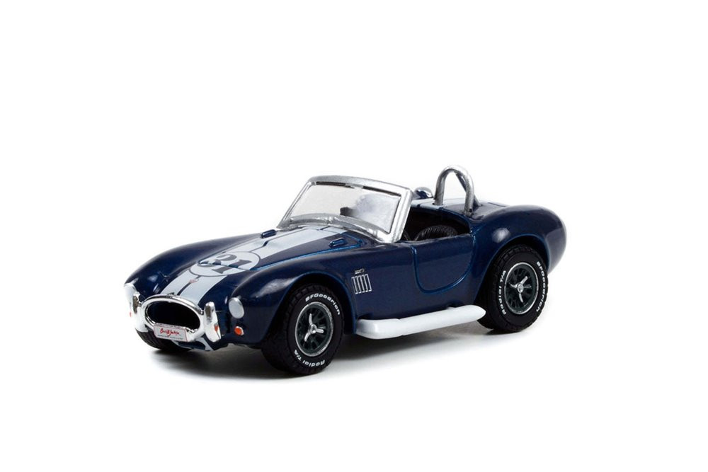 1965 Shelby Cobra CSX 4000 Roadster #31 (Lot #1353), Blue - Greenlight 37250B - 1/64 scale Diecast Car