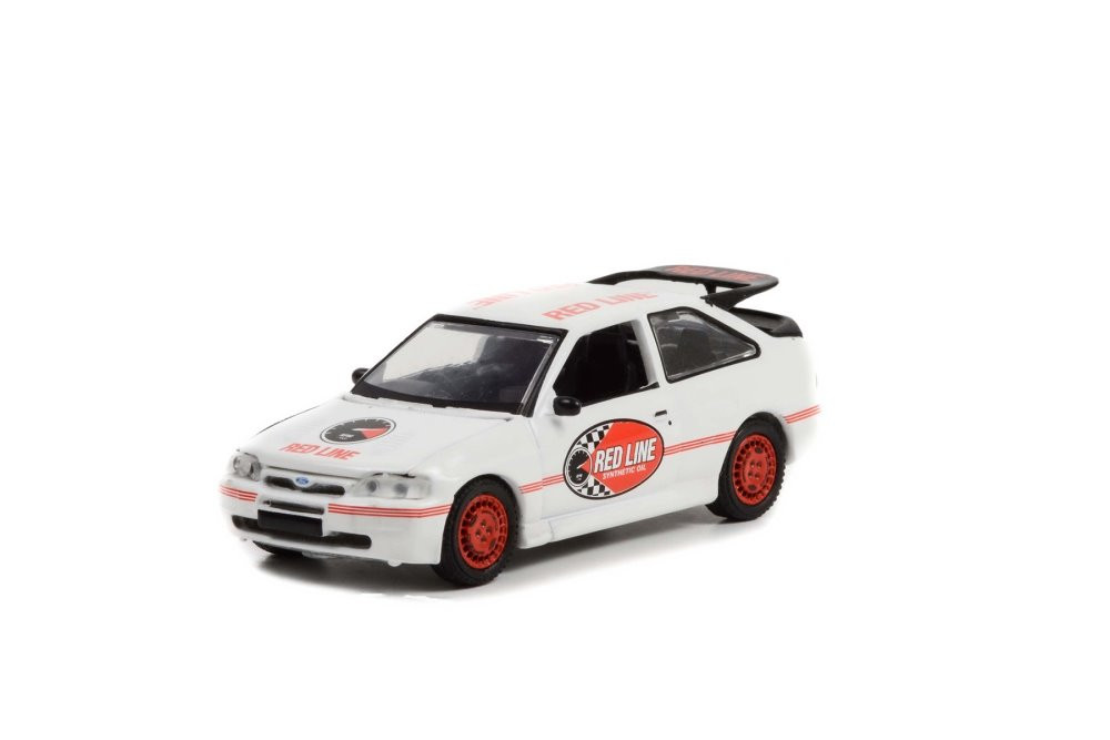 1995 Ford Escort RS, White - Greenlight 41140E/48 - 1/64 scale Diecast Model Toy Car
