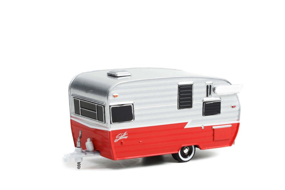 1962 Shasta Airflyte Travel Trailer, Silver - Greenlight 34120F