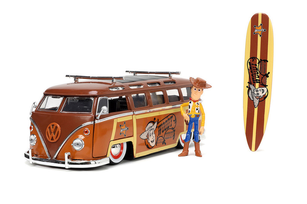 1962 Volkswagen T1 Bus w/ Woody Figure