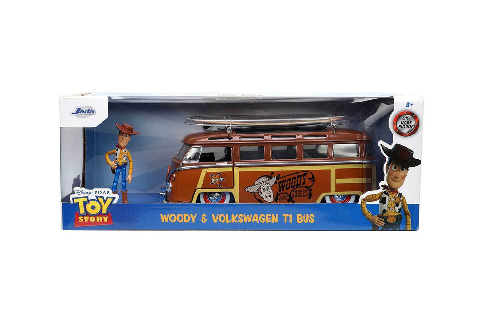 1962 Volkswagen T1 Bus w/ Woody Figure