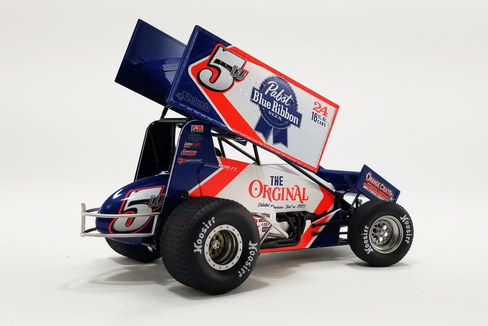 2022 Winged Sprint Car, #5W Lucas Wolfe - Acme A1822006 - 1/18 Scale Diecast Car