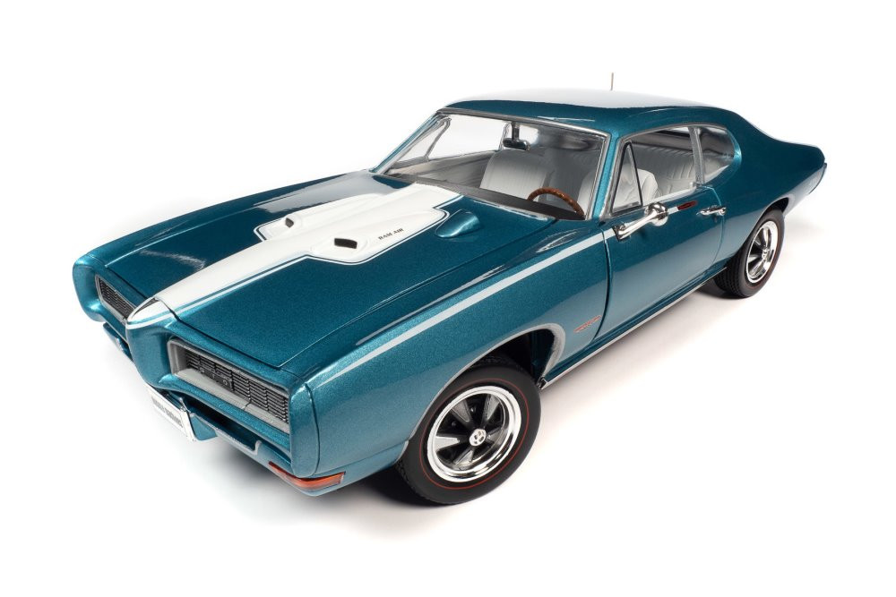 1968 Pontiac Royal Bobcat GTO, Turquoise - Auto World AMM1277 - 1