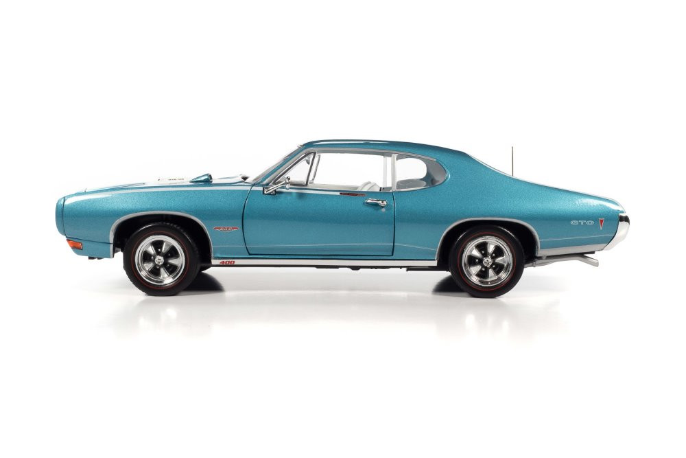 1968 Pontiac Royal Bobcat GTO, Turquoise - Auto World AMM1277 - 1