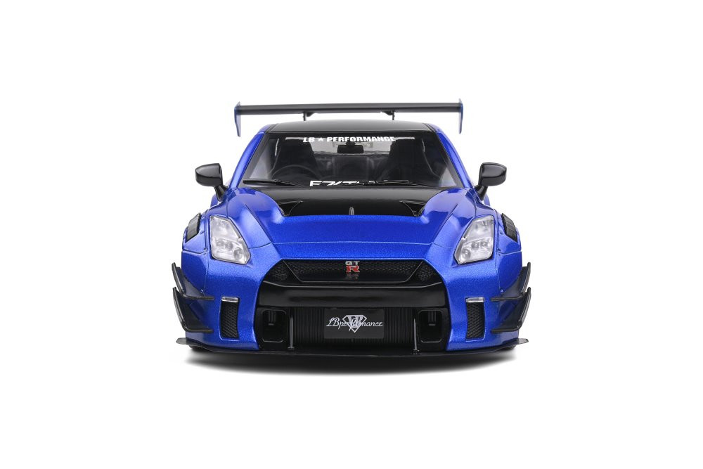 2020 Nissan GT-R with Liberty Walk Body Kit 2.0, Blue - Solido