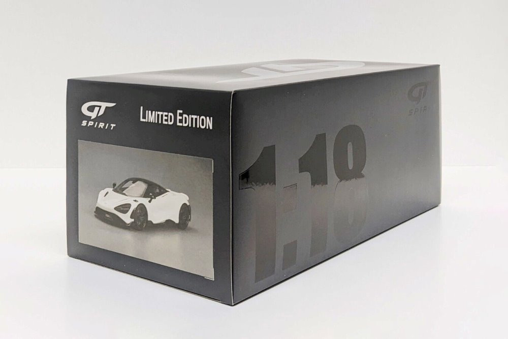 2020 McLaren 765 LT, White - GT Spirit GT861 - 1/18 Scale Resin