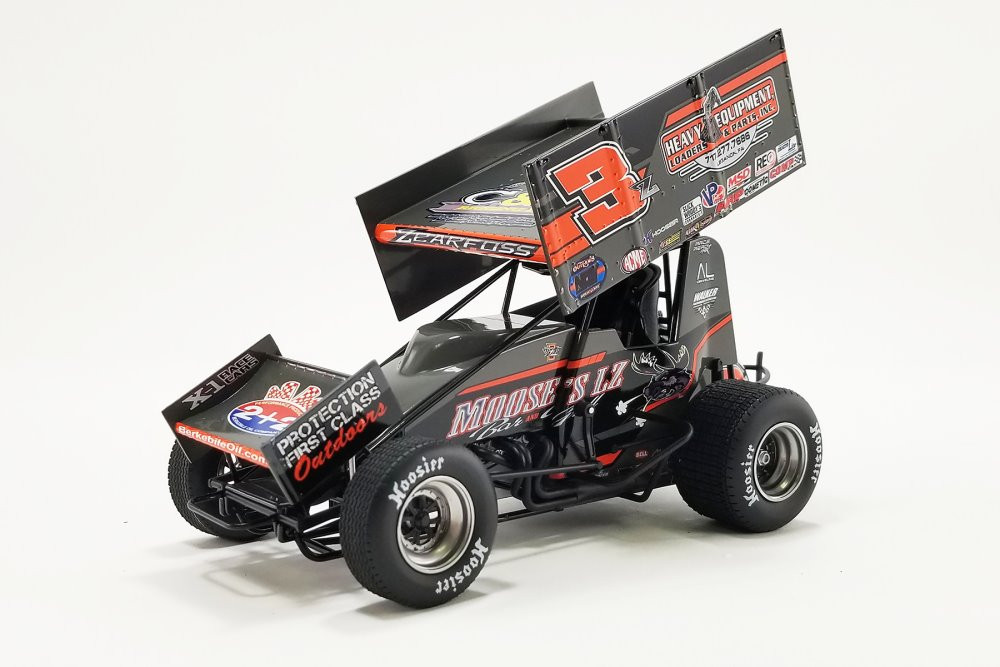 2022 Winged Sprint Car, #3z Brock Zearfoss - Acme A1822001 - 1/18 Scale Diecast Car