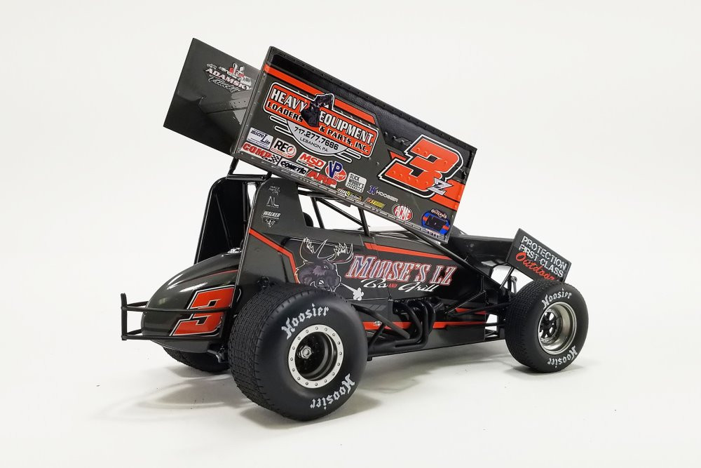 2022 Winged Sprint Car, #3z Brock Zearfoss - Acme A1822001 - 1/18 Scale Diecast Car