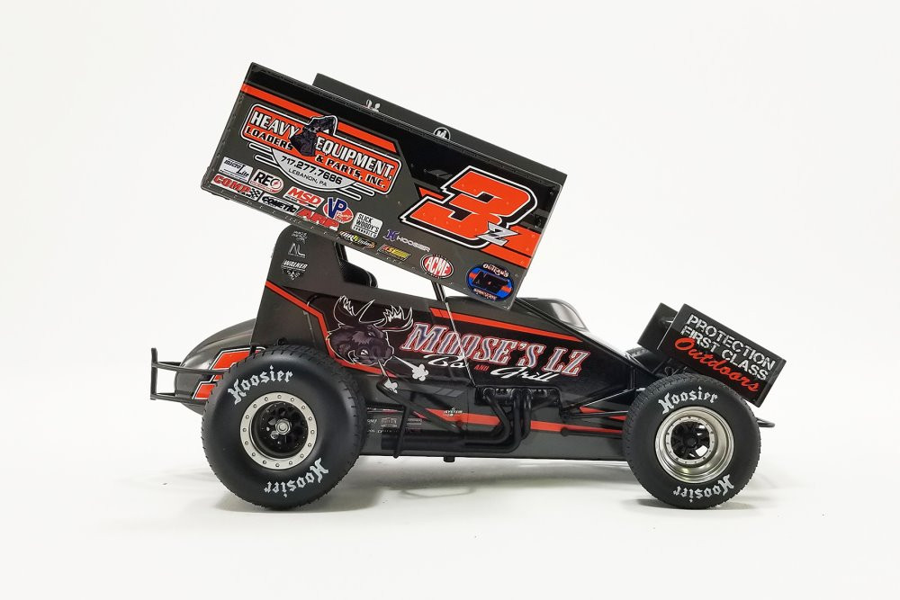 2022 Winged Sprint Car, #3z Brock Zearfoss - Acme A1822001 - 1/18