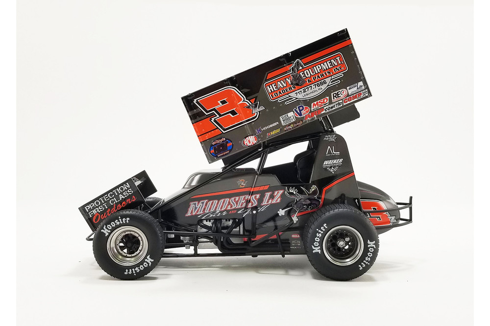 2022 Winged Sprint Car, #3z Brock Zearfoss - Acme A1822001 - 1/18 Scale Diecast Car