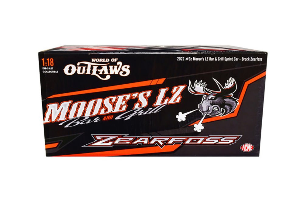 2022 Winged Sprint Car, #3z Brock Zearfoss - Acme A1822001 - 1/18