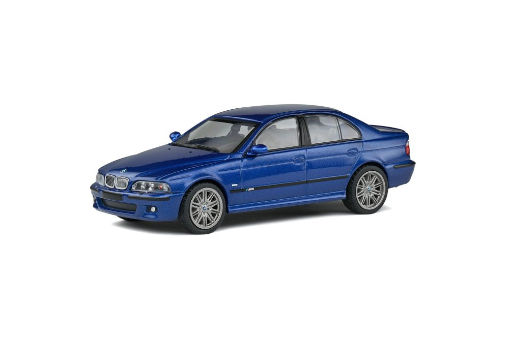 2003 BMW E39 M5 5.0 V8 32V, Blue - Solido S4310501 - 1/43 Scale Diecast Model Toy Car