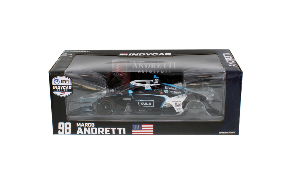 2022 NTT IndyCar, #98 Marco Andretti - Greenlight 11159 - 1/18 Scale Diecast Car