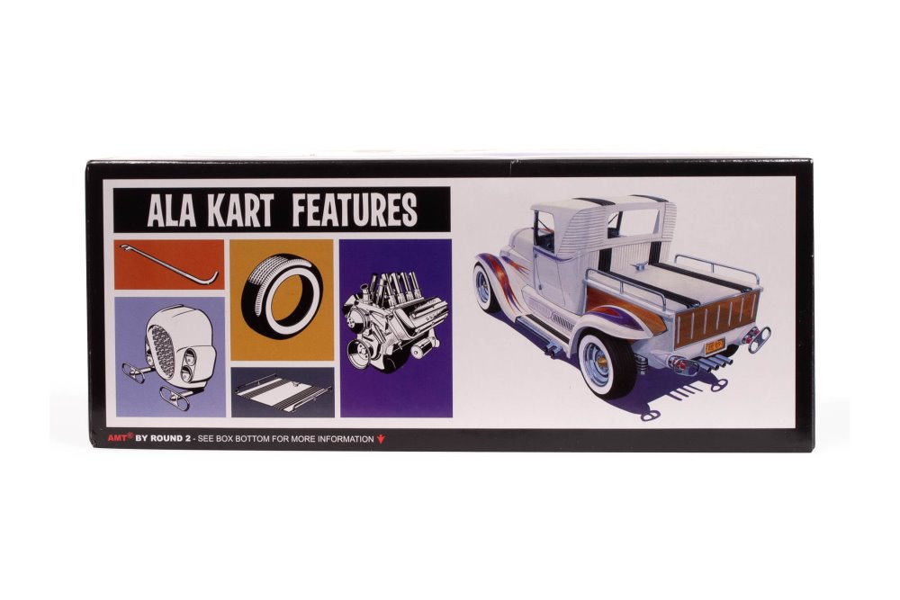 George Barris Ala Kart Pickup Truck, White - AMT AMT1330/12 - 1/25 Scale Plastic Model Kit