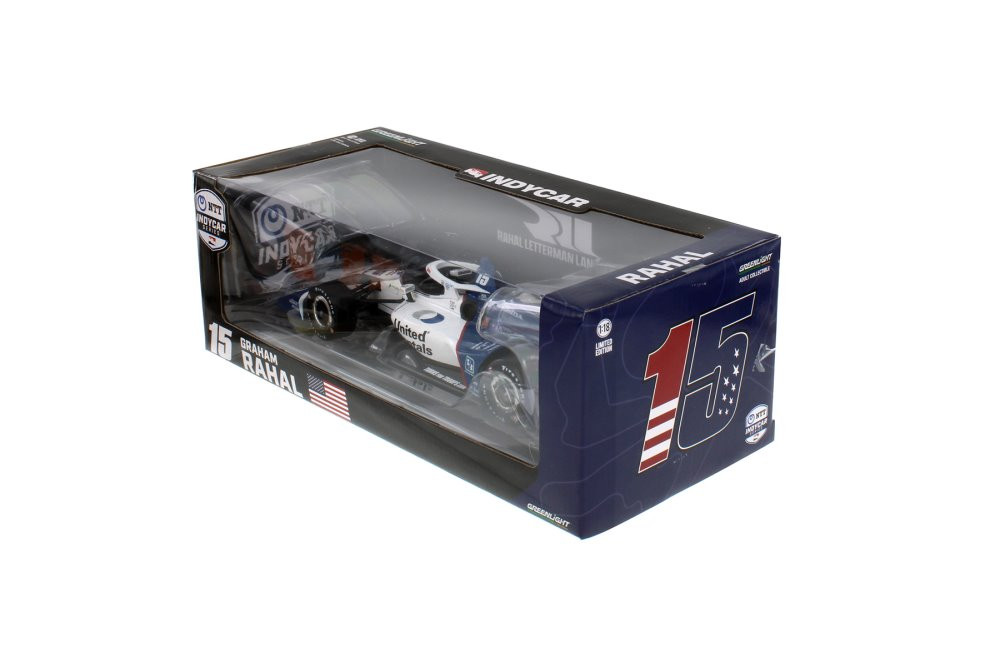 2022 NTT IndyCar, #15 Graham Rahal - Greenlight 11154 - 1/18 Scale Diecast Car