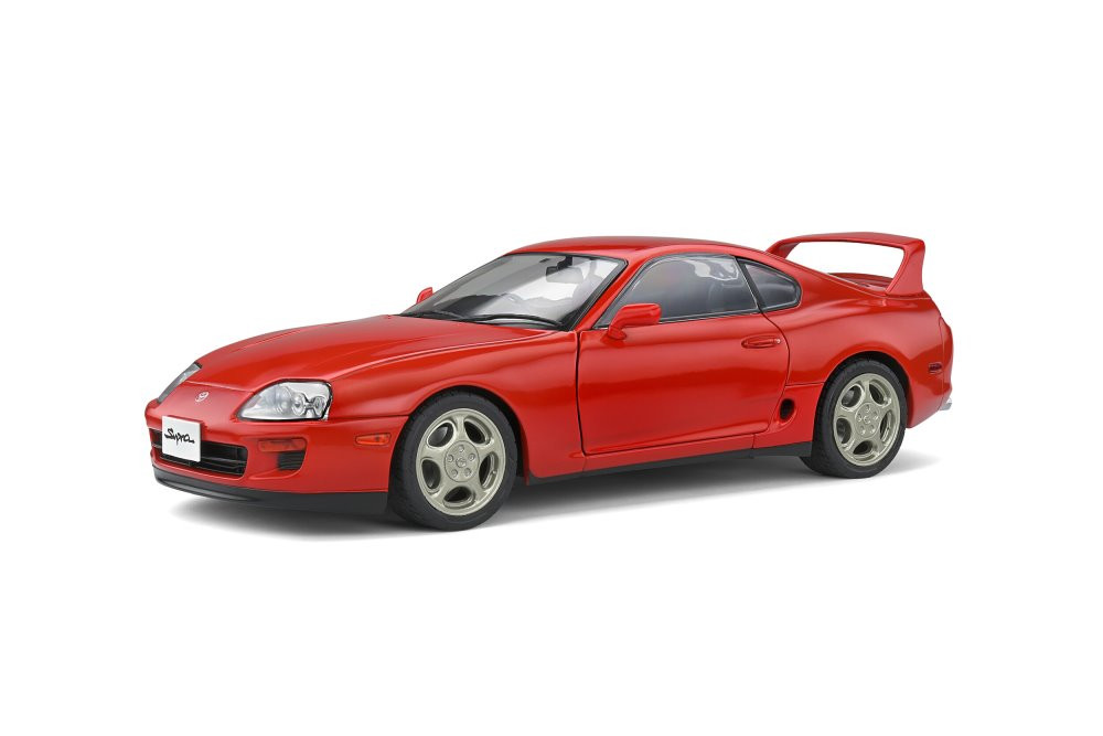1993 Toyota Supra MK.4, Red - Solido S1807601 - 1/18 Scale Diecast
