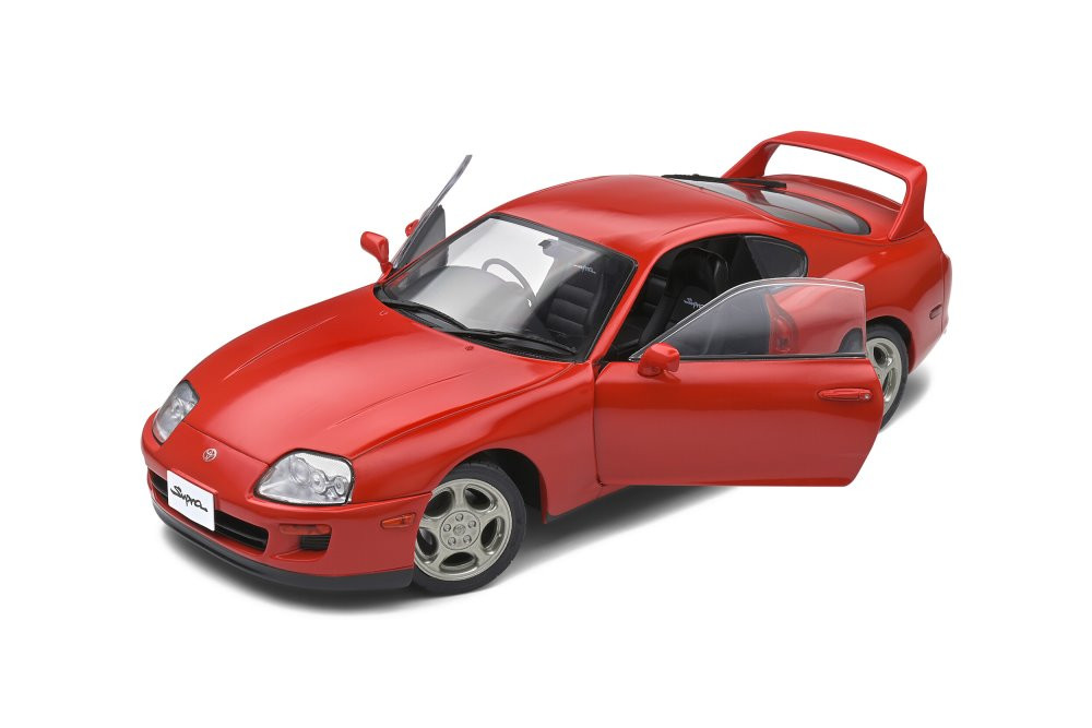 1993 Toyota Supra MK.4, Red - Solido S1807601 - 1/18 Scale Diecast
