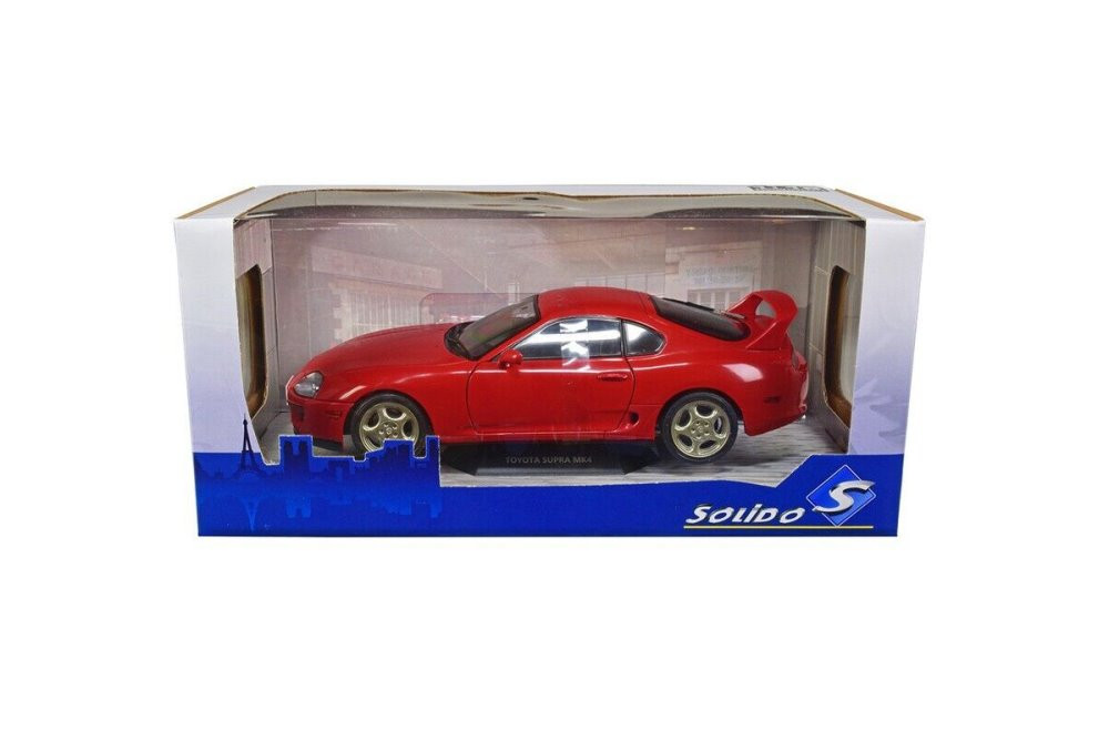 1993 Toyota Supra MK.4, Red - Solido S1807601 - 1/18 Scale Diecast