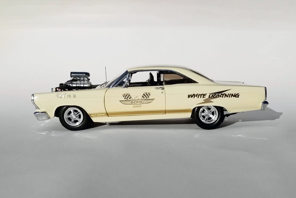 1967 Ford Fairlane - 427 SOHC White Lightning, Cream - Acme 18931