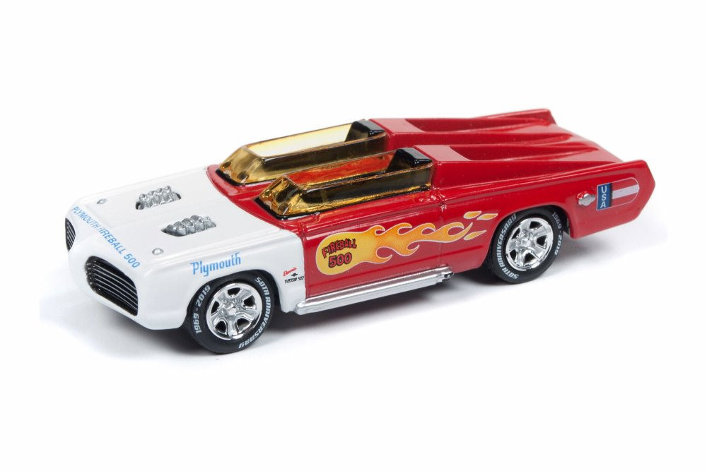 George Barris Fireball 500, Metallic Red and White - Round 2