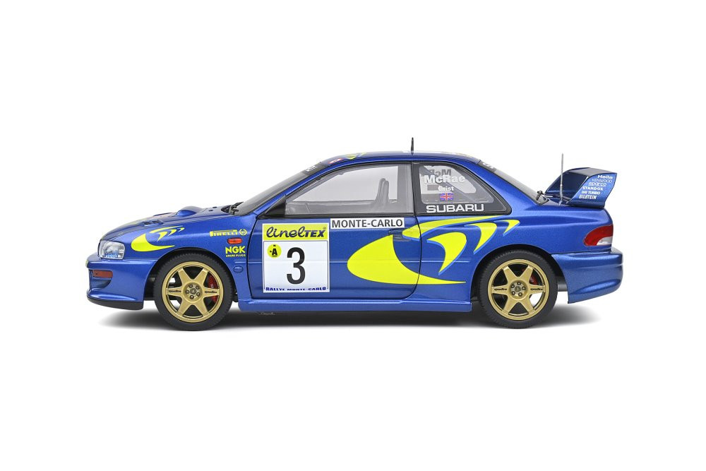 1998 Subaru Impreza 22b, #3 Colin McRae - Solido S1807402 - 1/18 Scale Diecast Model Toy Car