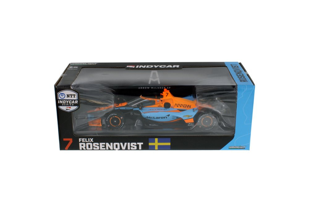 2022 NTT IndyCar, #7 Felix Rosenqvist/Arrow McLaren SP - Greenlight 11149 - 1/18 Scale Diecast Car