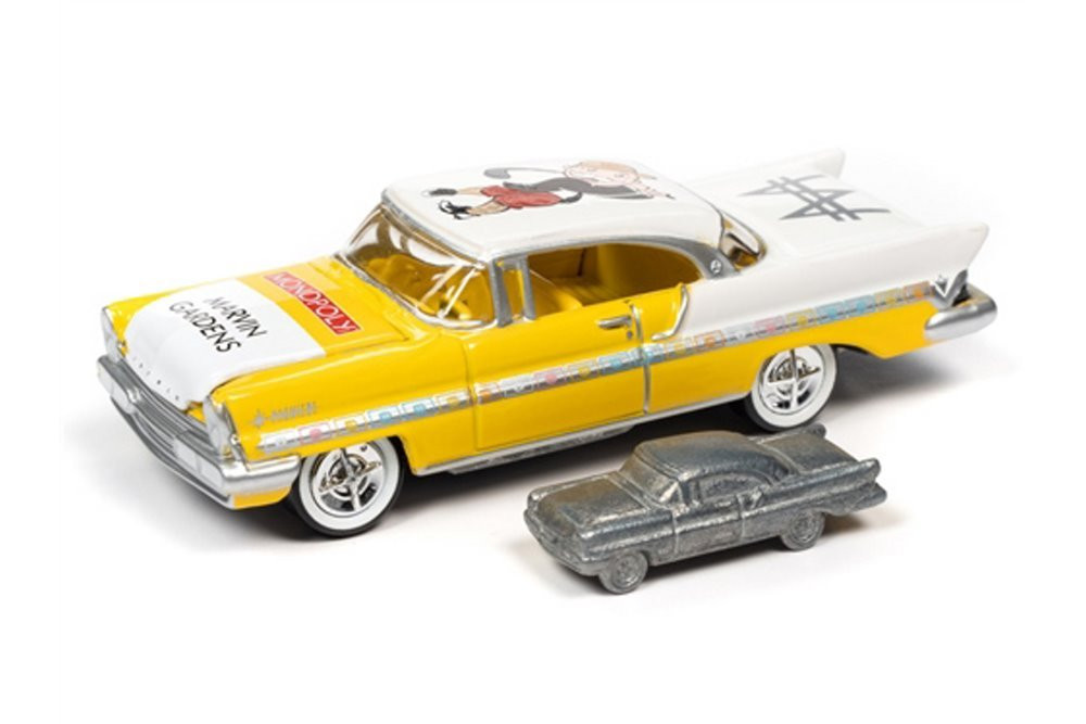 Monopoly Diecast Car Package - Three 1/64 Scale Diecast Model Cars