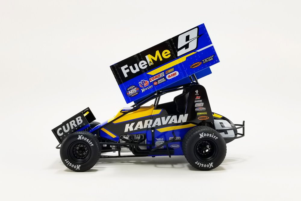 Winged Sprint Car, #9 Kasey Kahne - Acme A1822012 - 1/18 Scale Diecast Model Toy Car