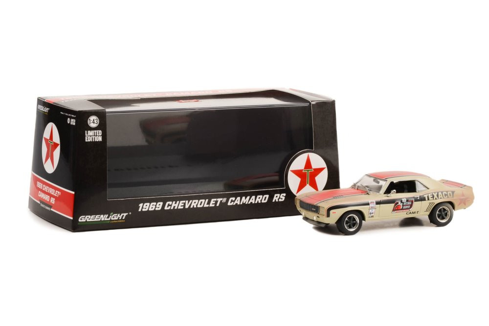 1969 Chevy Camaro RS #18 , Texaco - Greenlight 86353 - 1/43 Scale