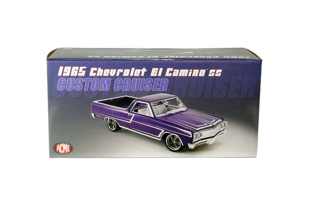 1965 Chevy El Camino SS Custom Cruiser, Purple - Acme A1805413 - 1