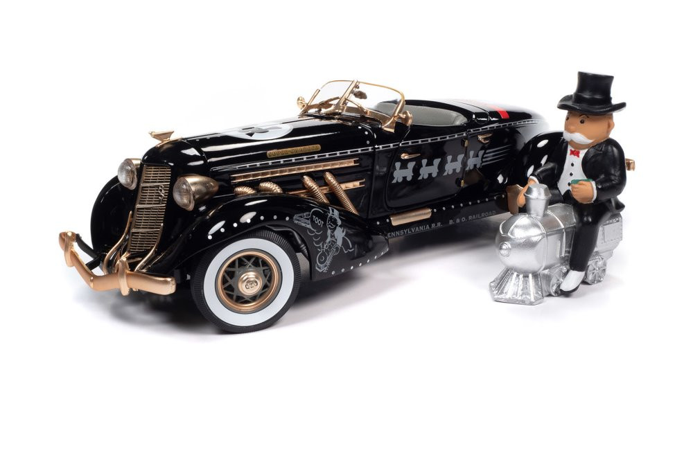 1935 Auburn 851 Speedster w/ Mr. Monopoly Figure - Auto World