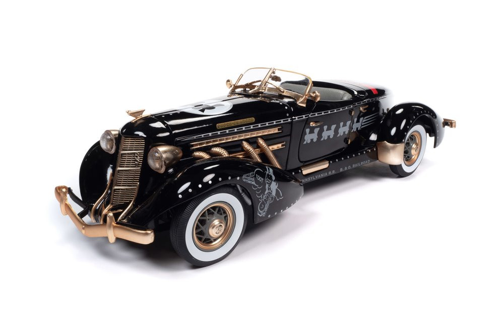 1935 Auburn 851 Speedster w/ Mr. Monopoly Figure - Auto World