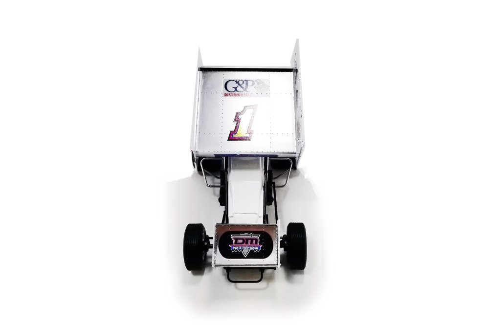 Winged Sprint Car, #1 Logan Wagner - Acme A1822017 - 1/18 Scale