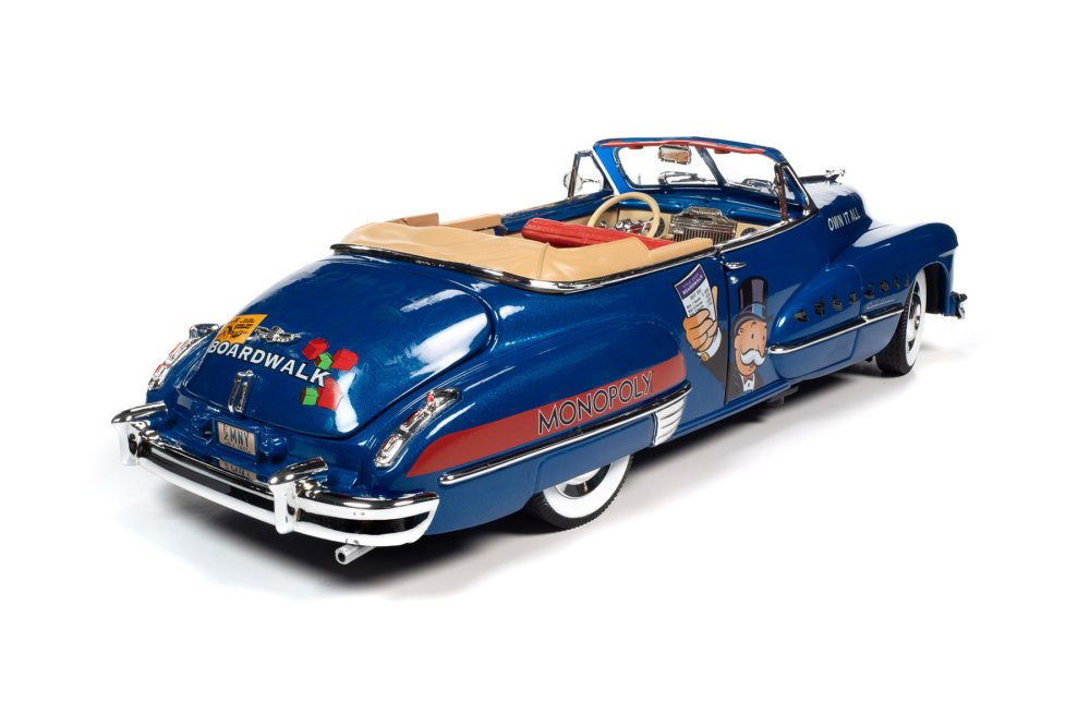 1947 Cadillac Series 62 Convertible w/ Mr. Monopoly Figure - Auto
