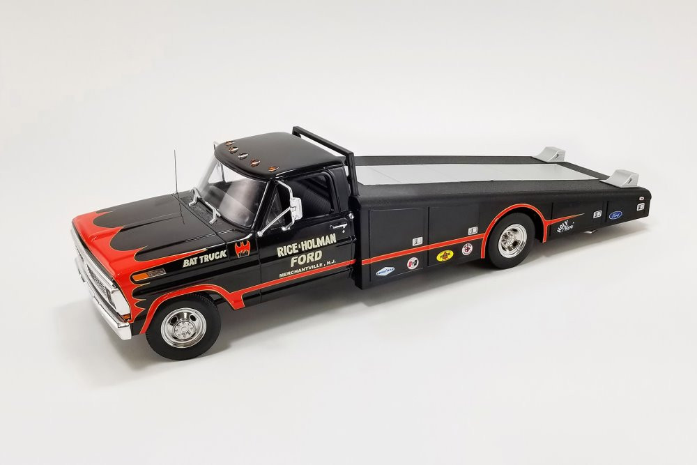 1970 Ford F-350 Ramp Truck - Rice & Holman, Black - Acme A1801418