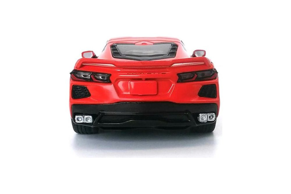 2020 Chevy Corvette C8 Stingray Coupe, Red - Greenlight 86622 - 1/43 Scale Diecast Model Toy Car