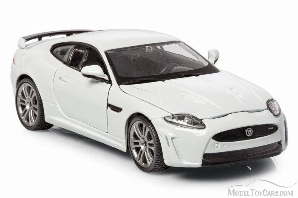 Jaguar XKR-S, White - Bburago 21063W - 1/24 Scale Diecast Model Toy Car