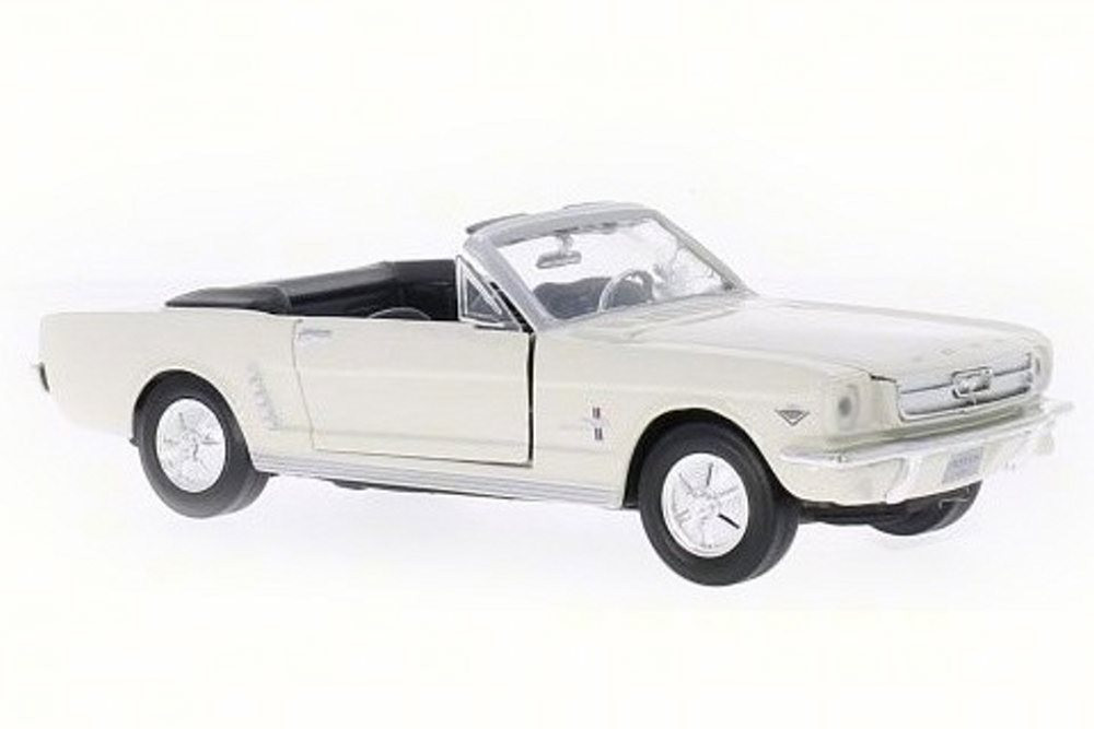 1964 1/2 Ford Mustang Convertible, Beige - Motor Max 73145 - 1/18 Scale  Diecast Model Toy Car