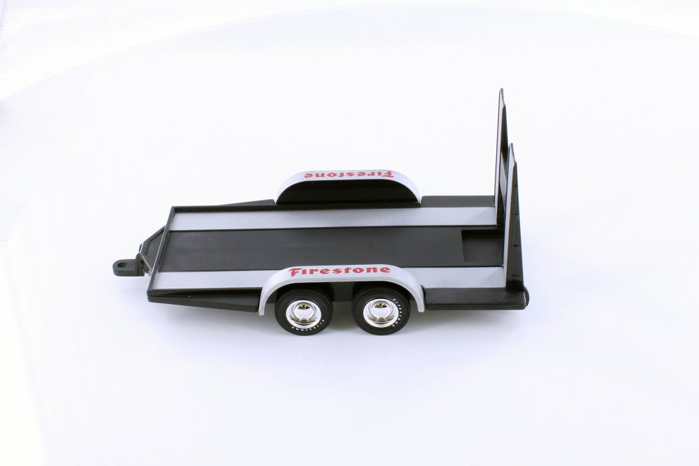 Plastic Toy Car Trailer, Firestone - Maisto 33708 - 1/24 scale Plastic Trailer Accessory