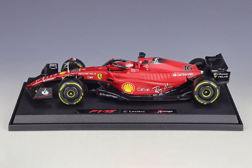 2022 Ferrari F1-75, #16 Charles Leclerc - Bburago 18-16811LECL - 1