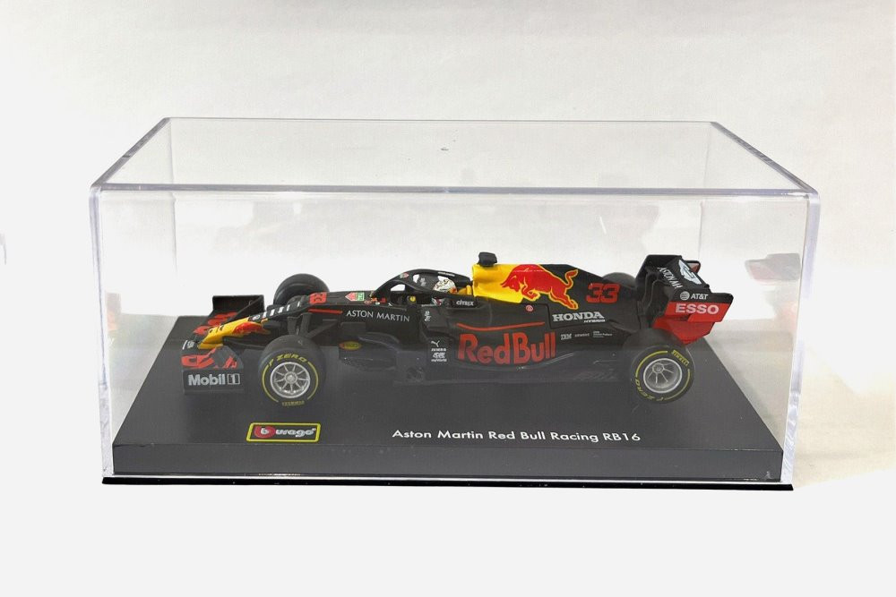 2020 Aston-Martin RB16 w/Driver, #33 Max Verstappen - Bburago 18
